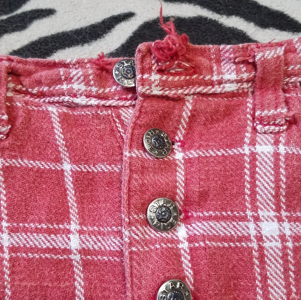 Vntg Plaid Mini - Picture 3 of 7